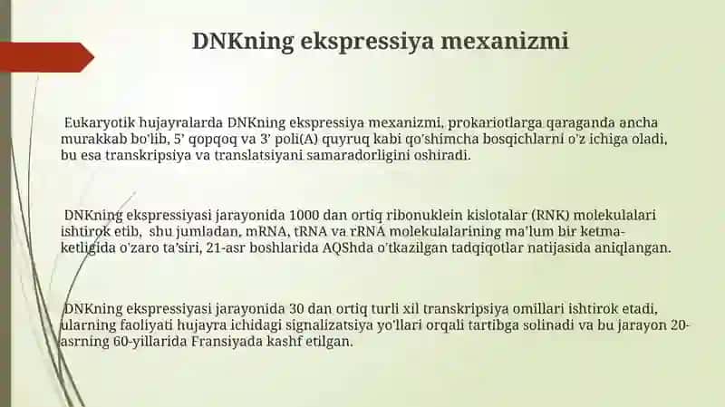 Nuklein kislotalar funksiyasining kashf etilishi 3