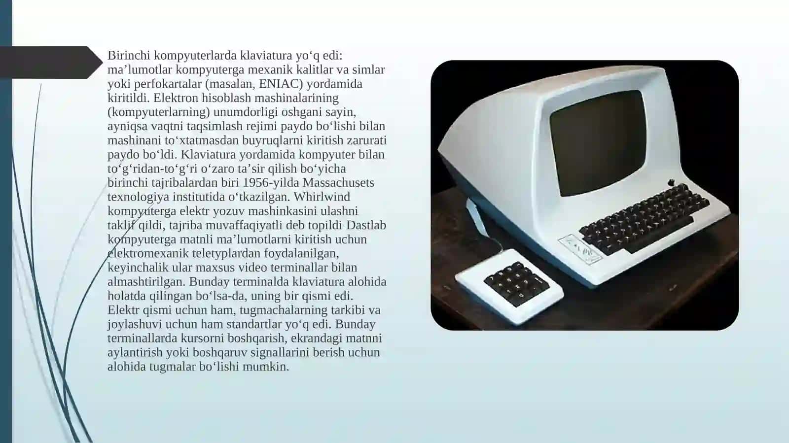 Klaviatura qurulmasi. Tugmachalar guruhlari va vazialari 3