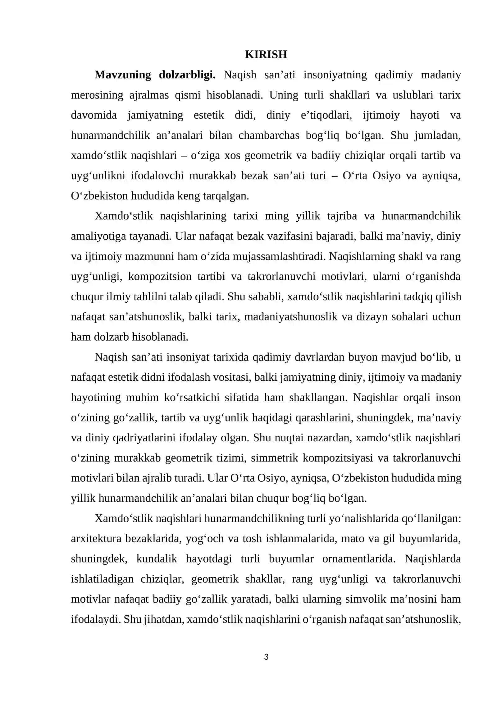 XAMDO‘STLIK NAQSHLARI 3