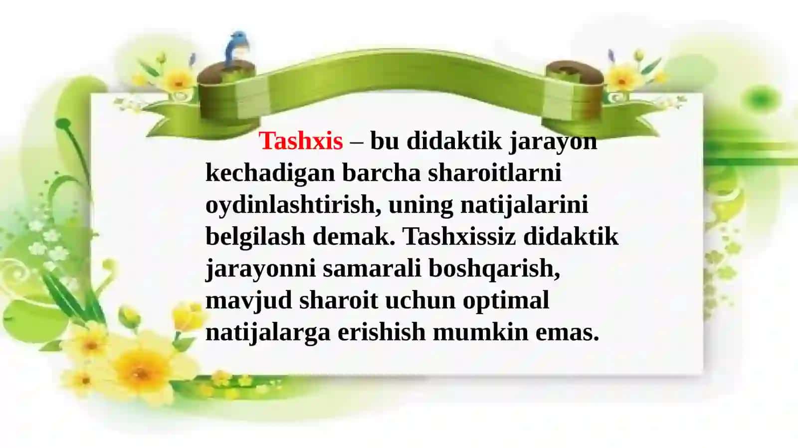 TA’LIMNI TASHXISLASH 3
