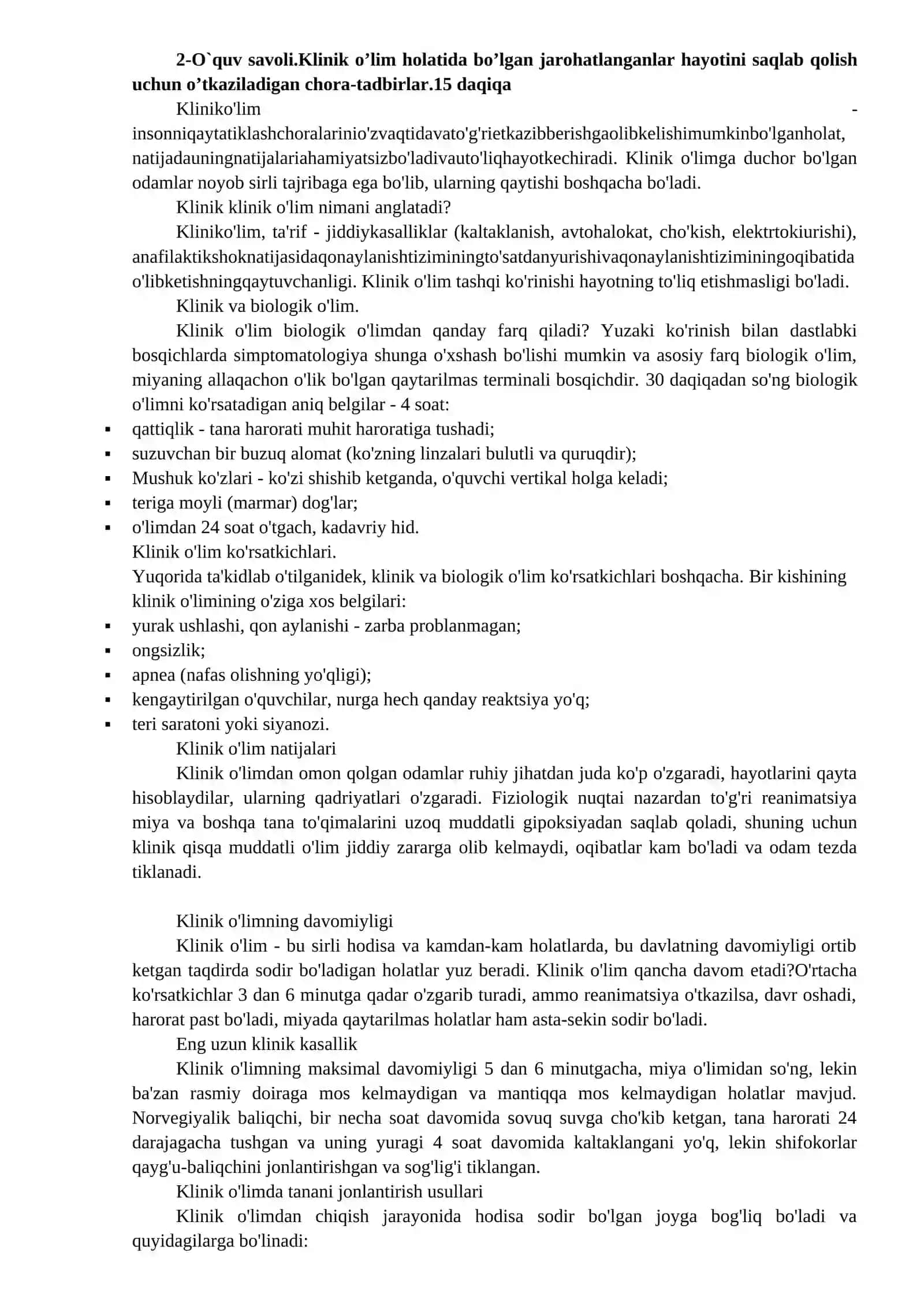 Jarohatlar va ularning turlari 3