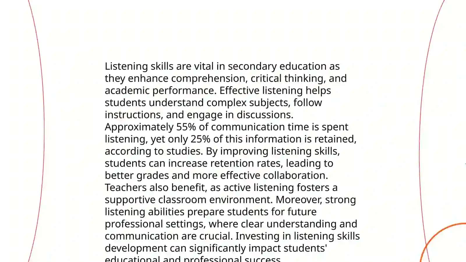 Teaching listening skills with strategies and challenges in secondary schools 3