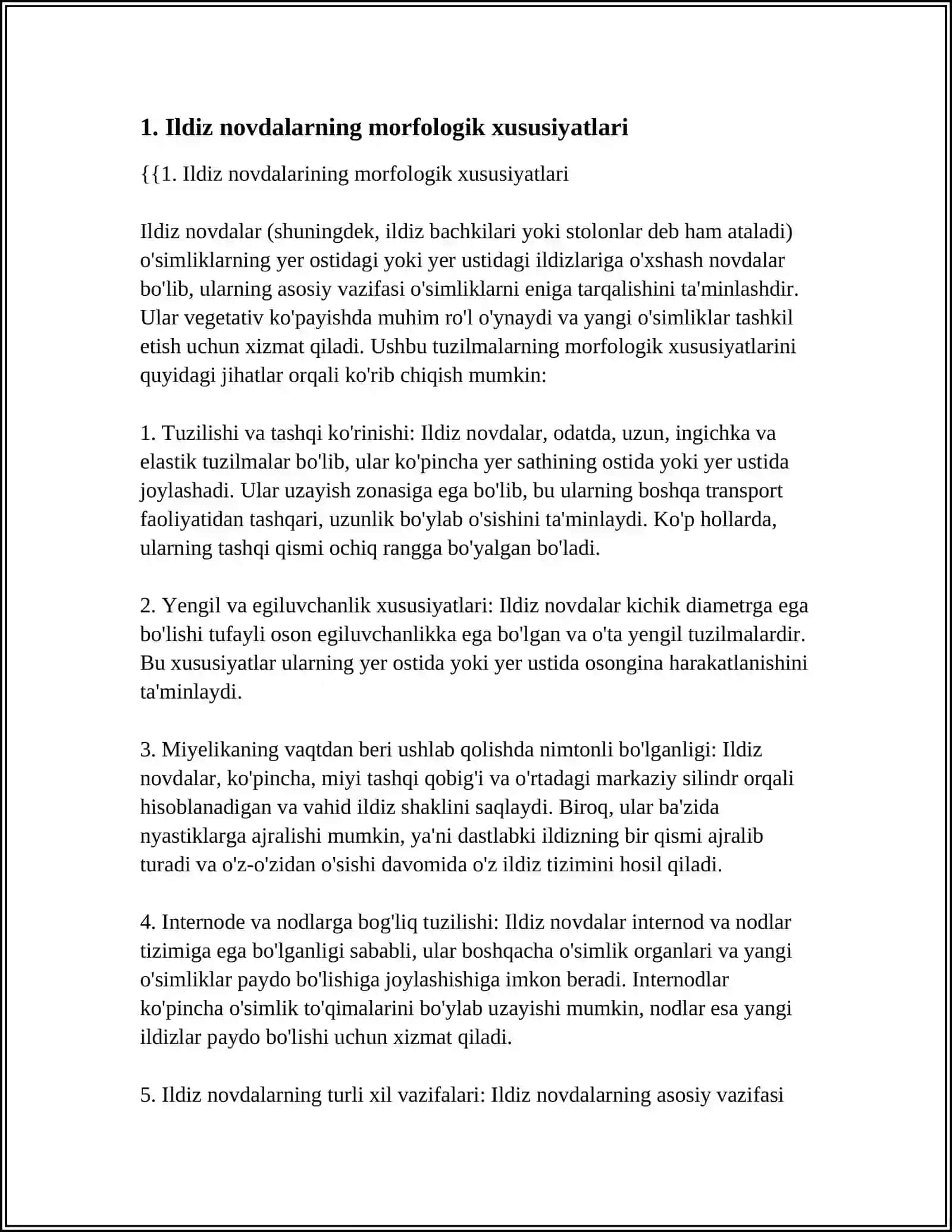 ILDIZ NOVDA BARG METOMORFOZI 3