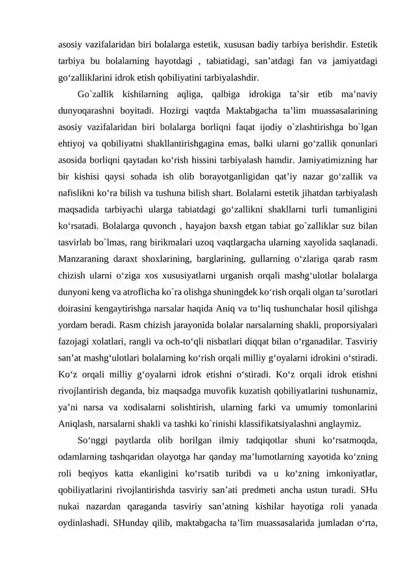 Bolalarni rasm chizishga o‘rgatish metodlari 3