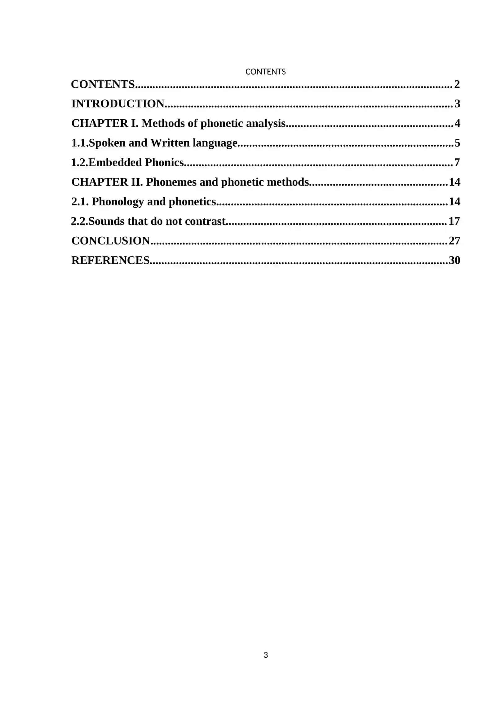Methods used in the local environment and their analysis: Phonemes and phonetic methods 3