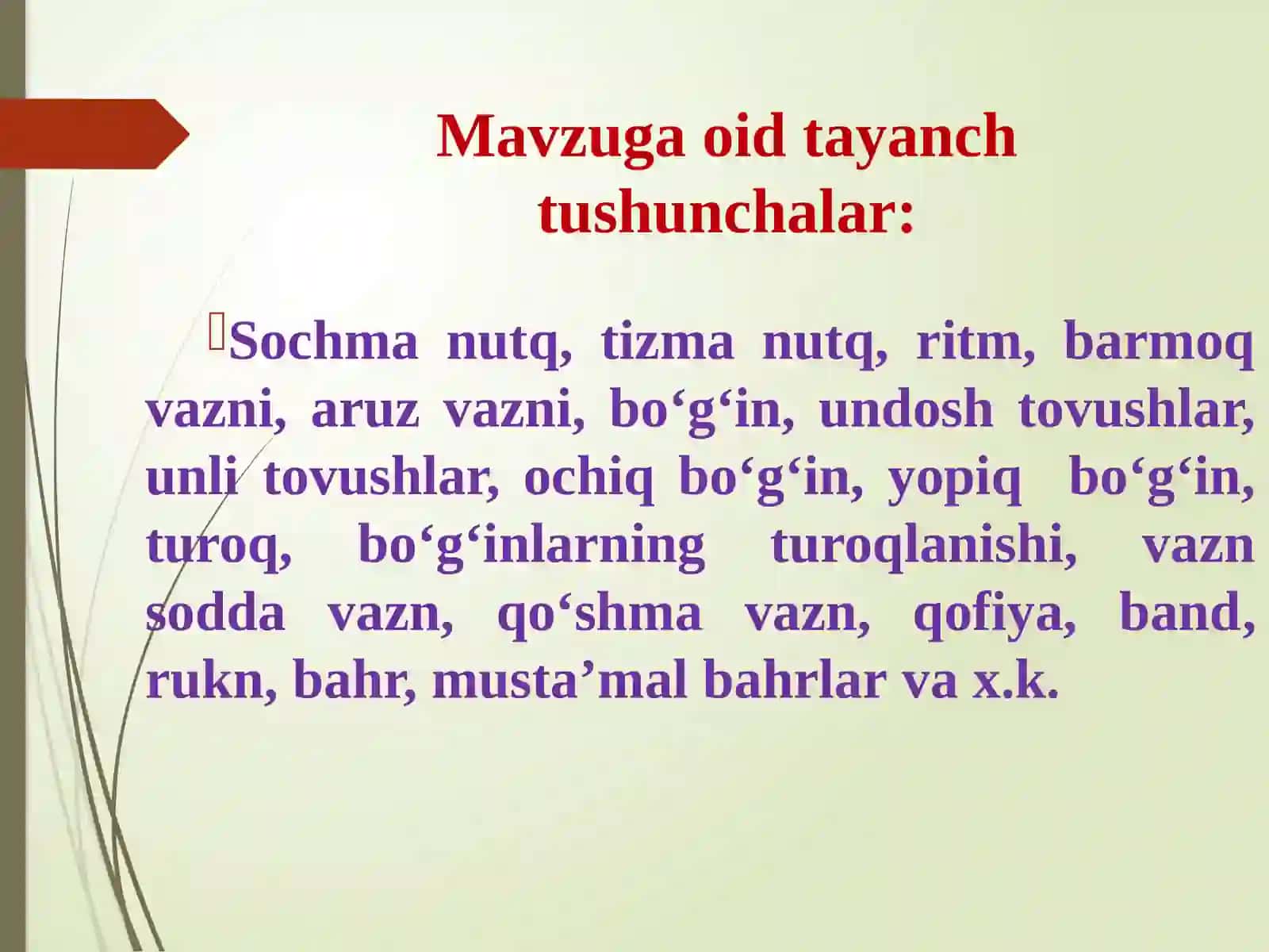 SHE’R TUZILISHI VA SHE’R TIZIMLARI 3