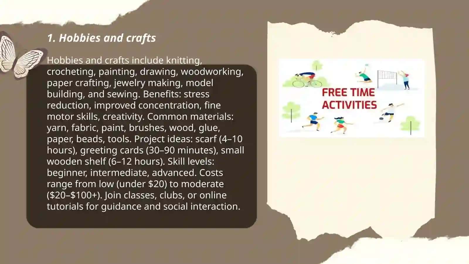 Hobbies and crafts 3