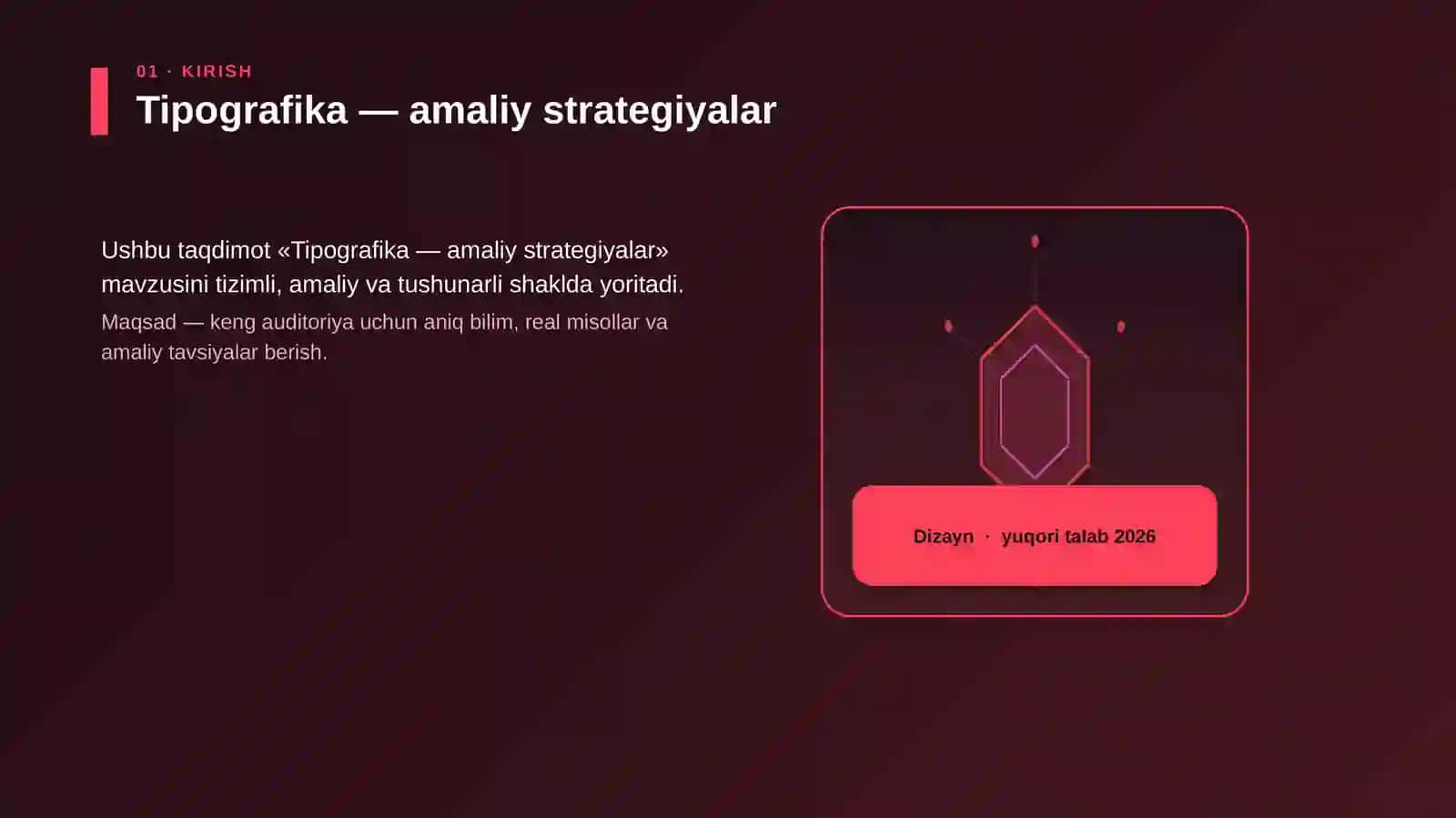 Tipografika — amaliy strategiyalar 3