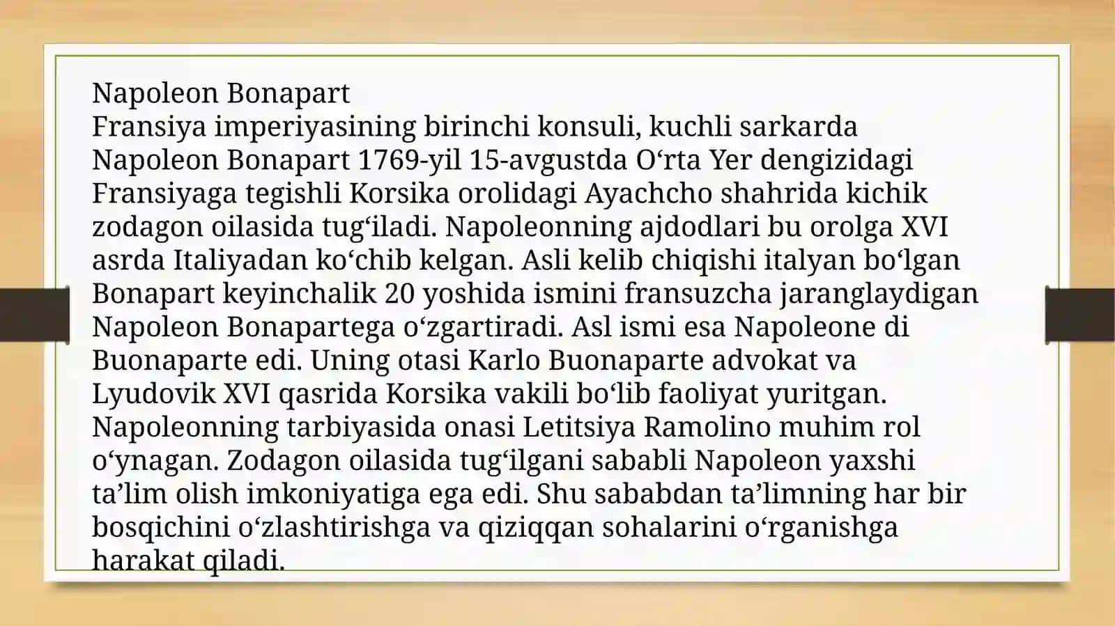 Napaleon Banapart.Birinchi imperiya davrida Fransiya 3