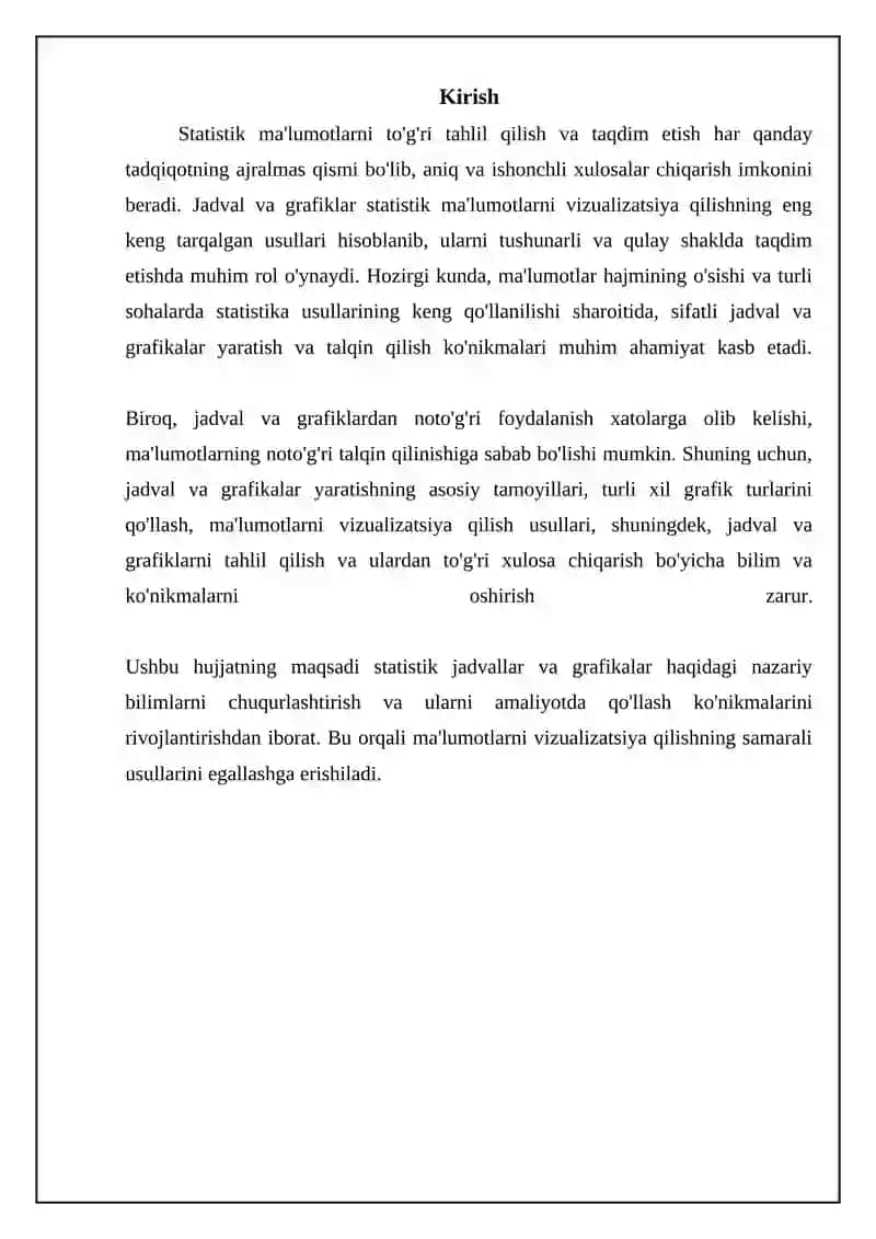 Statistik jadval va grafiklar 3
