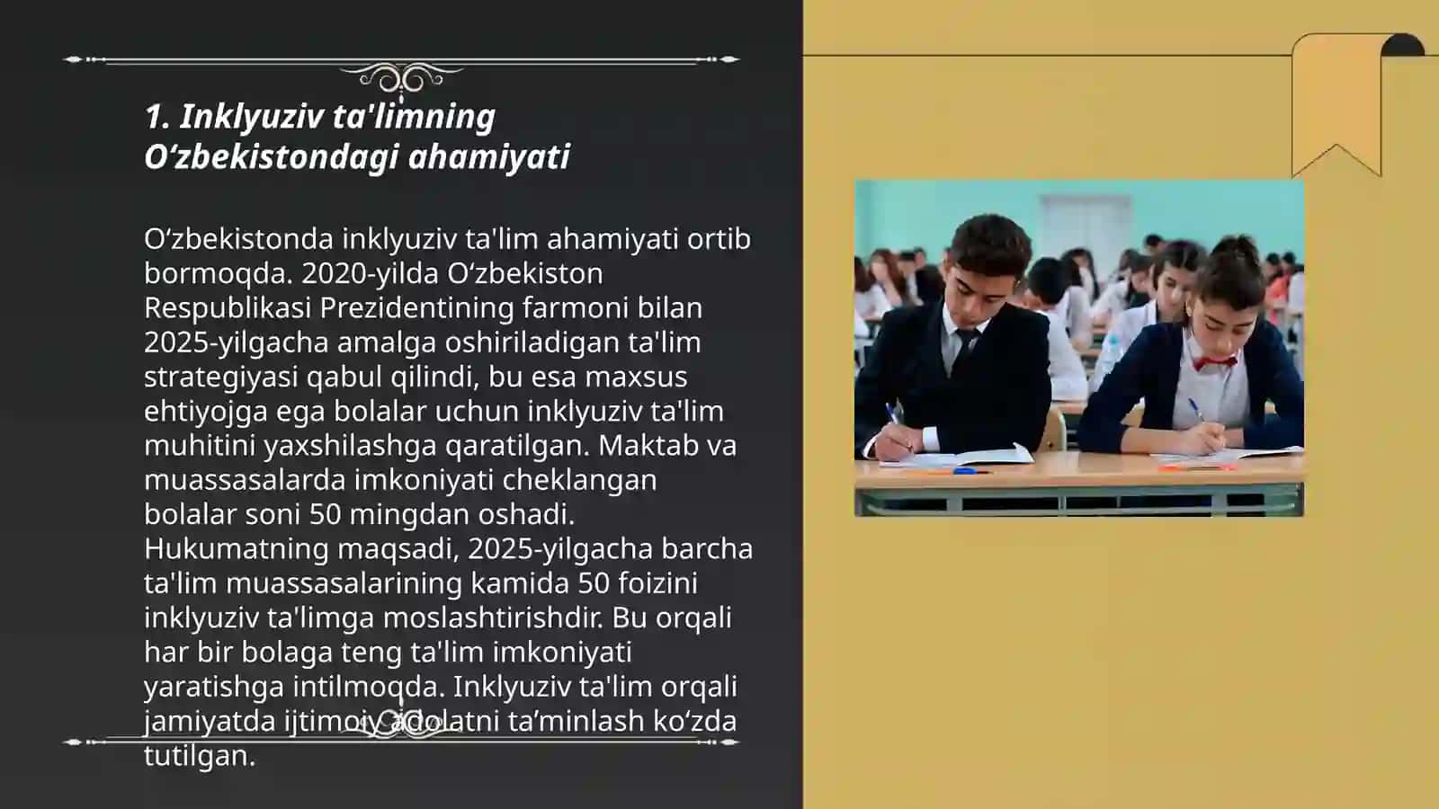 Inklyuziv ta'lim O‘zbekistonda 3