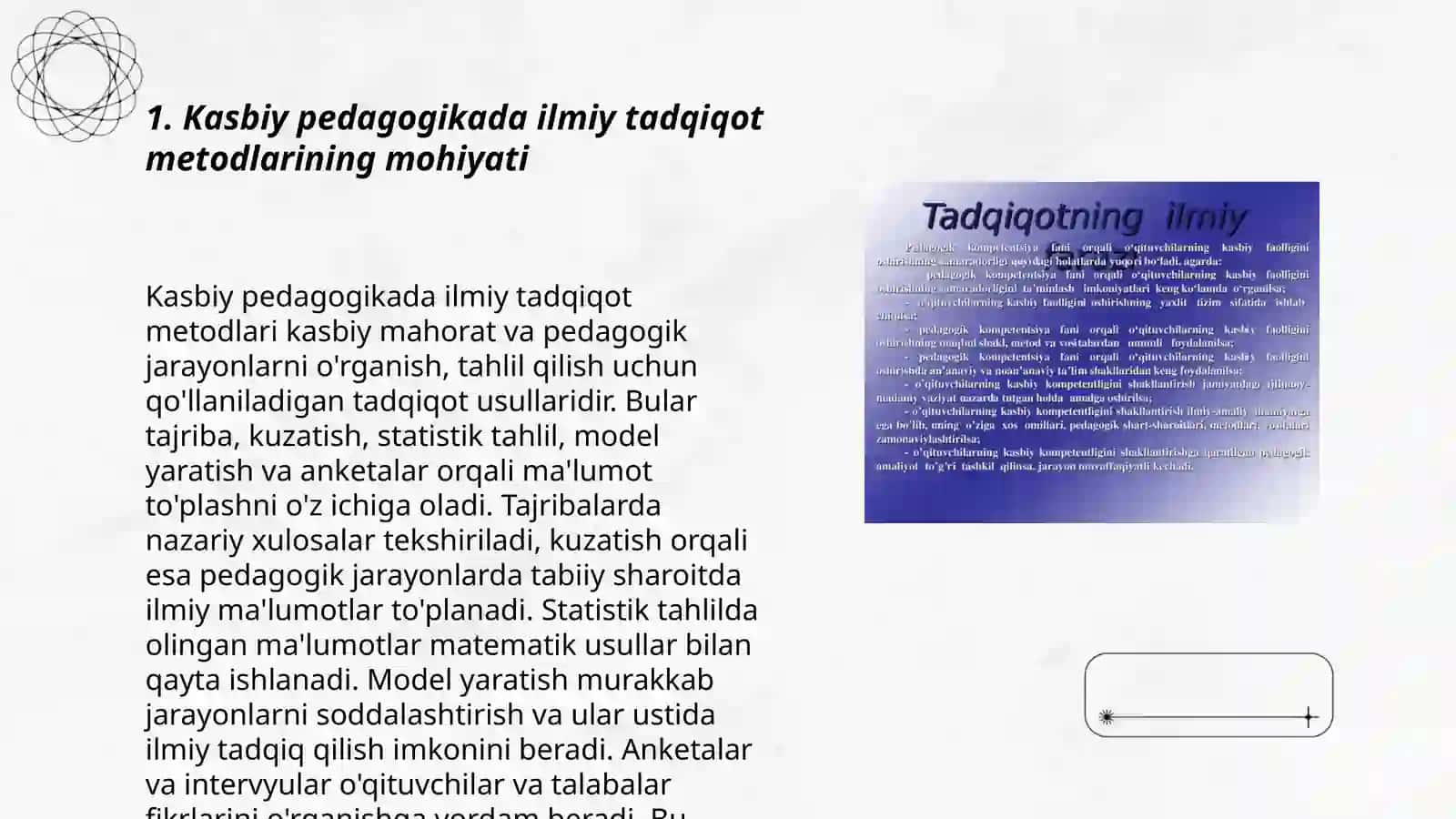 Kasbiy pedagogikaning ilmiy tadqiqot metodlari 3