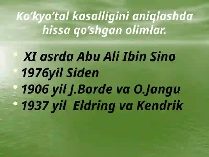 Ko’kyo’tal Qo’zg’atuvchisi Tashhisi Usullari 3
