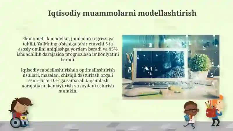 Iqtisodiy muammolarni modellashtirish 3
