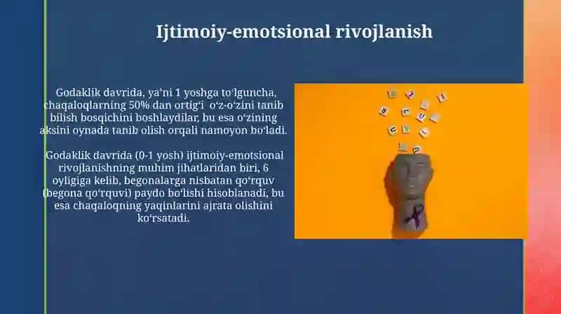 Godaklik davrining psixologik xususiyatlari 3