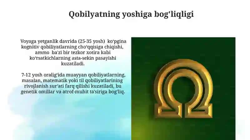Qobilyat Haqida Tushuncha 3