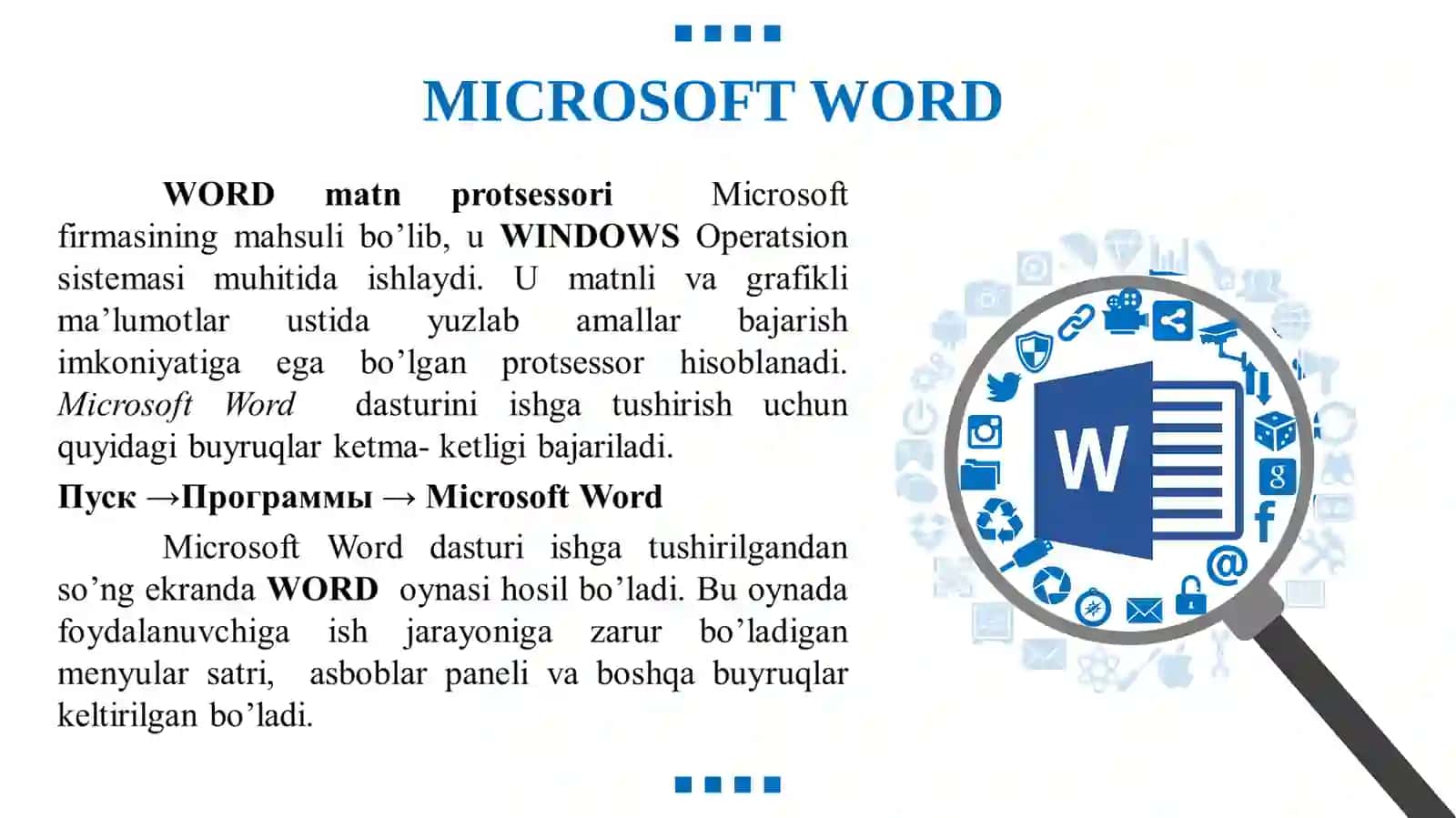 Matn axborotlarini qayta ishlash texnologiyalari 3