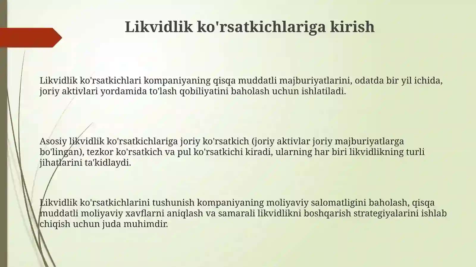 Likvidlilik koeffitsientlarini aniqlash tartibi 3
