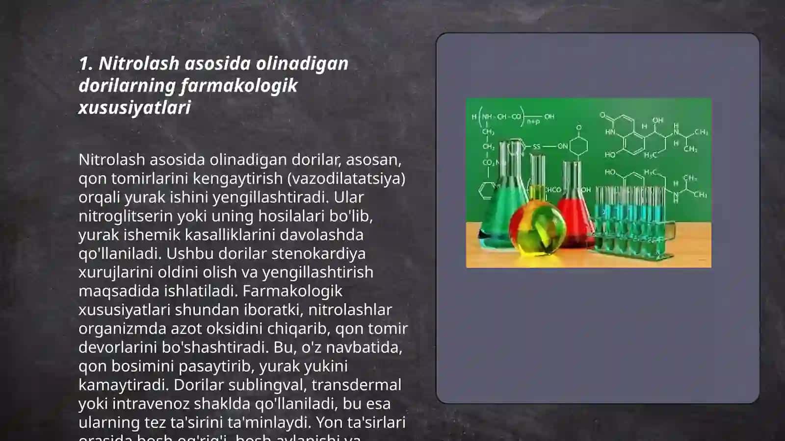 Nitrolash asosida olinadigan dori preparatlari 3