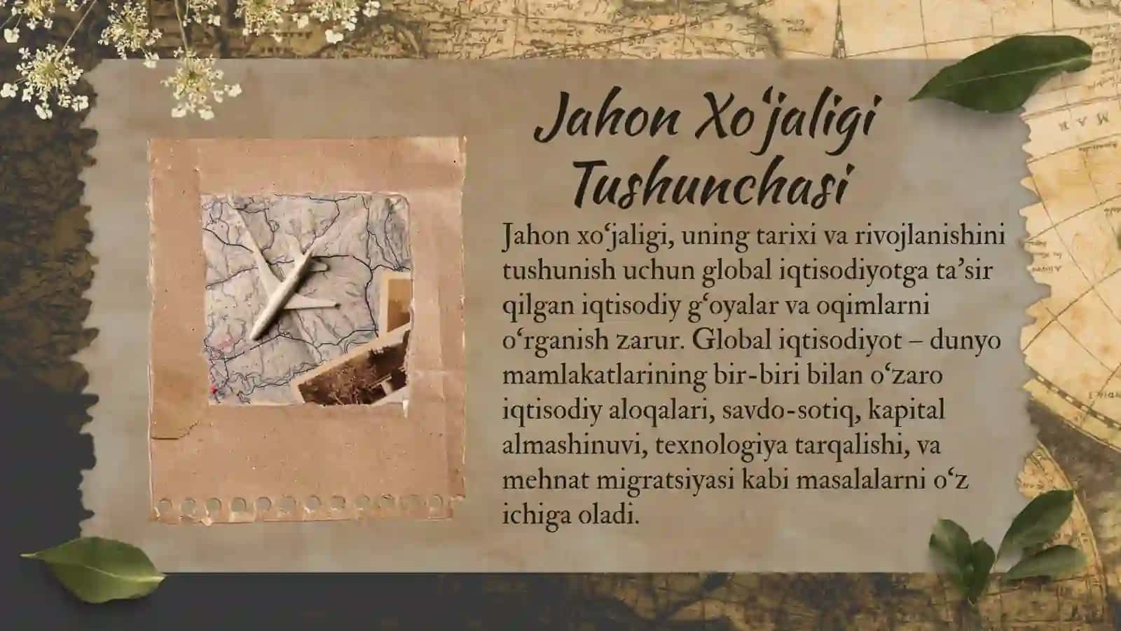 Jahon xo‘jaligi Tushunchasi 3