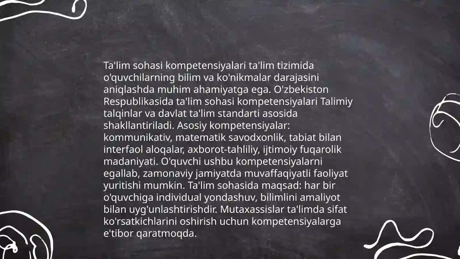 Ta'lim sohasi kompetensiyalari 3