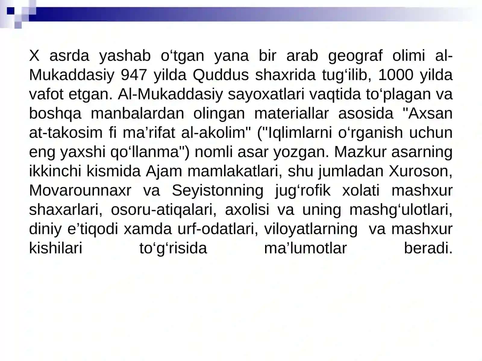 ARAB YOZUVIDAGI(ARAB, FORS TURKIY TILLARDAGI MANBALAR) 3