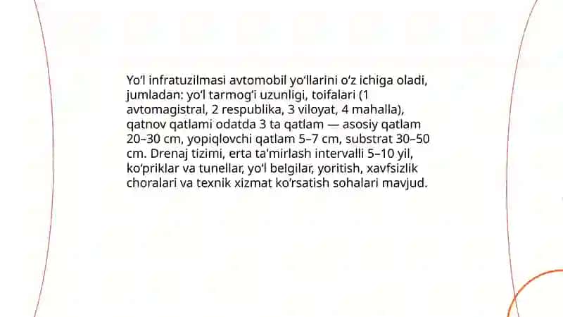 Transport infratuzilmasi 3