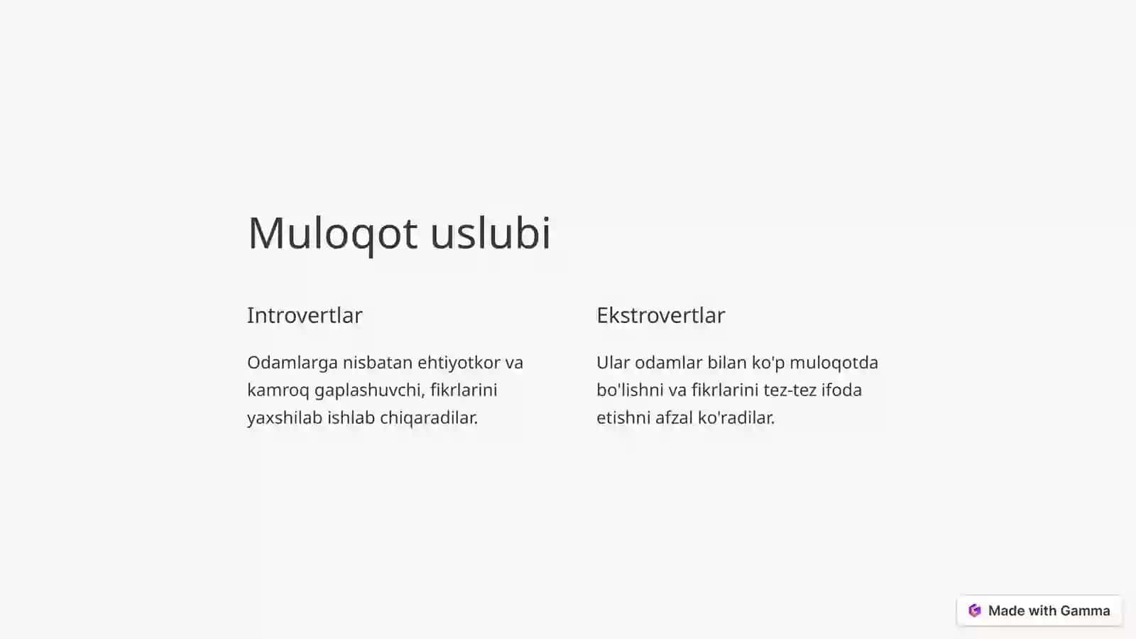 Introvert va ekstrovert oʻrtasidagi farqlar 3