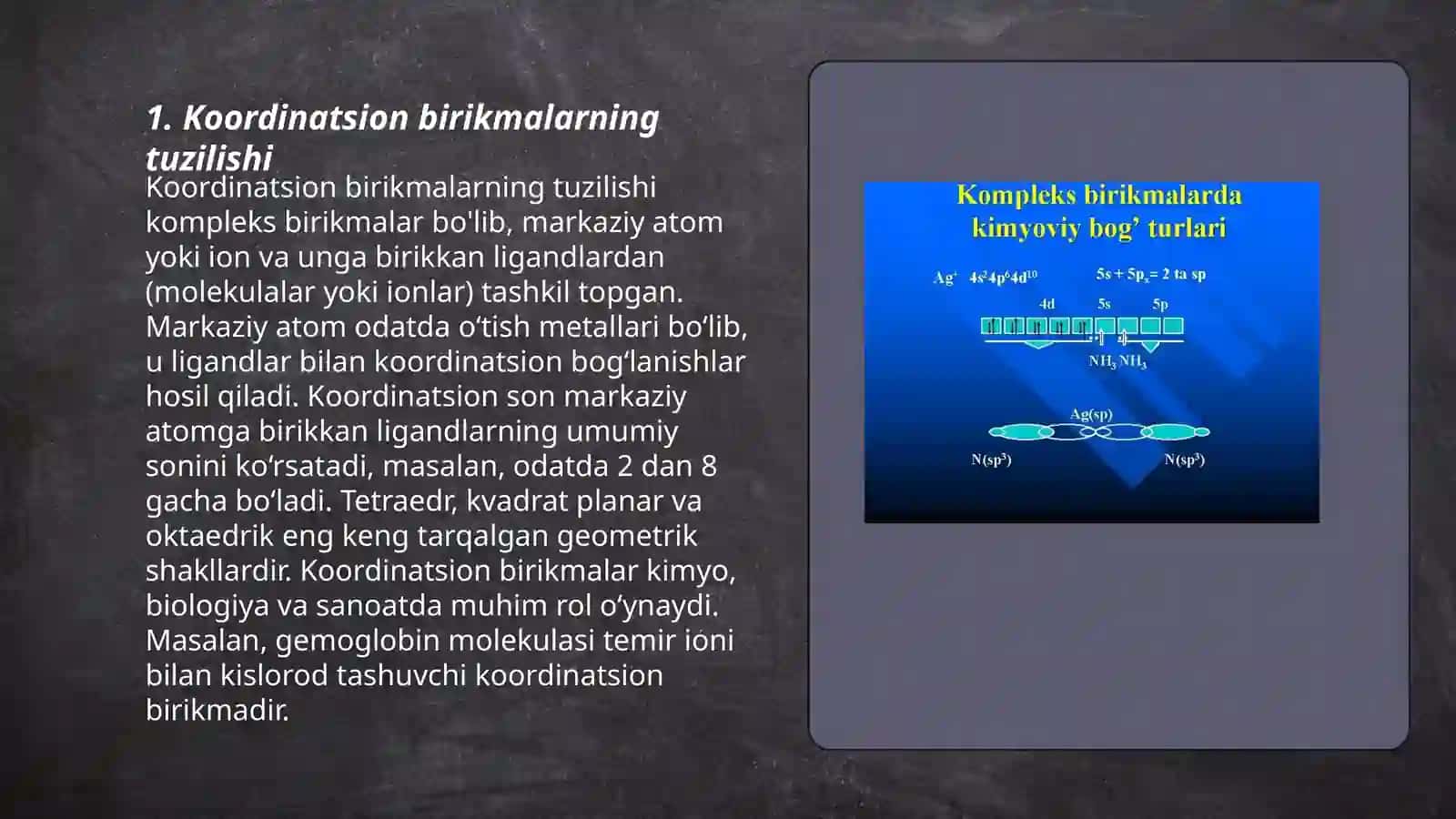 Kompleks birikmalar kimyosi 3