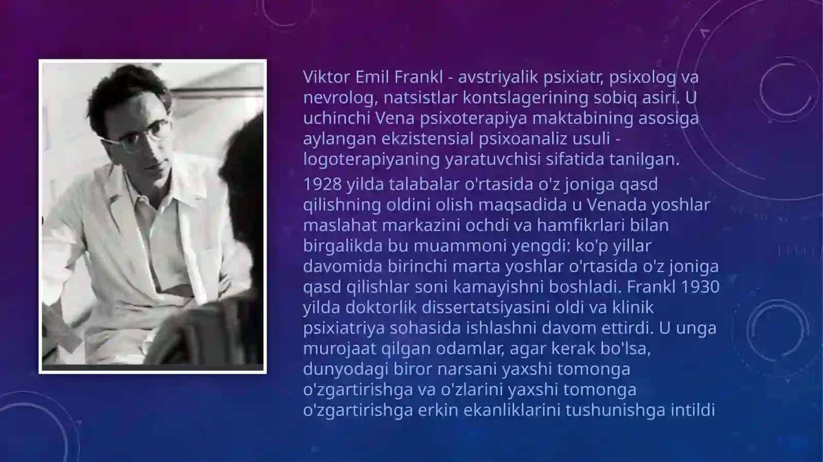 Viktor Franklning shaxs nazariyasi 3