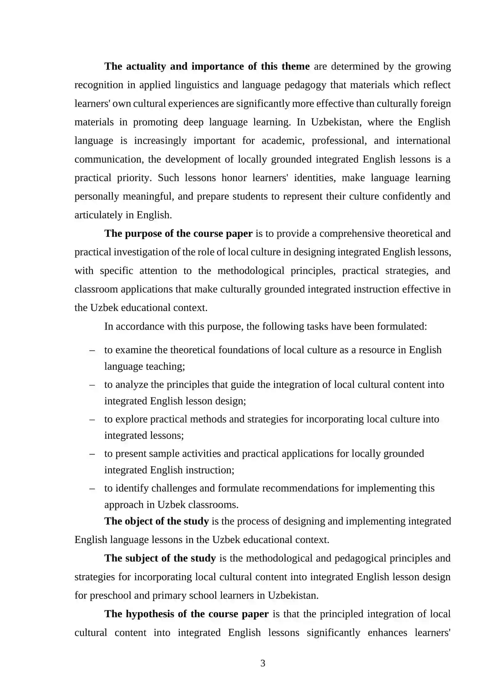 Local culture in designing integrated english lessons 3