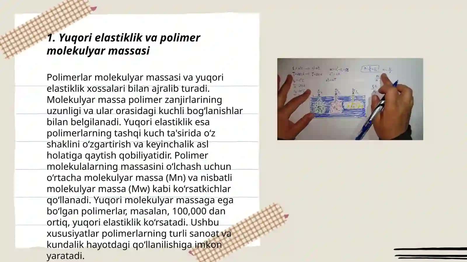 Polimer molekulyar massasi 3
