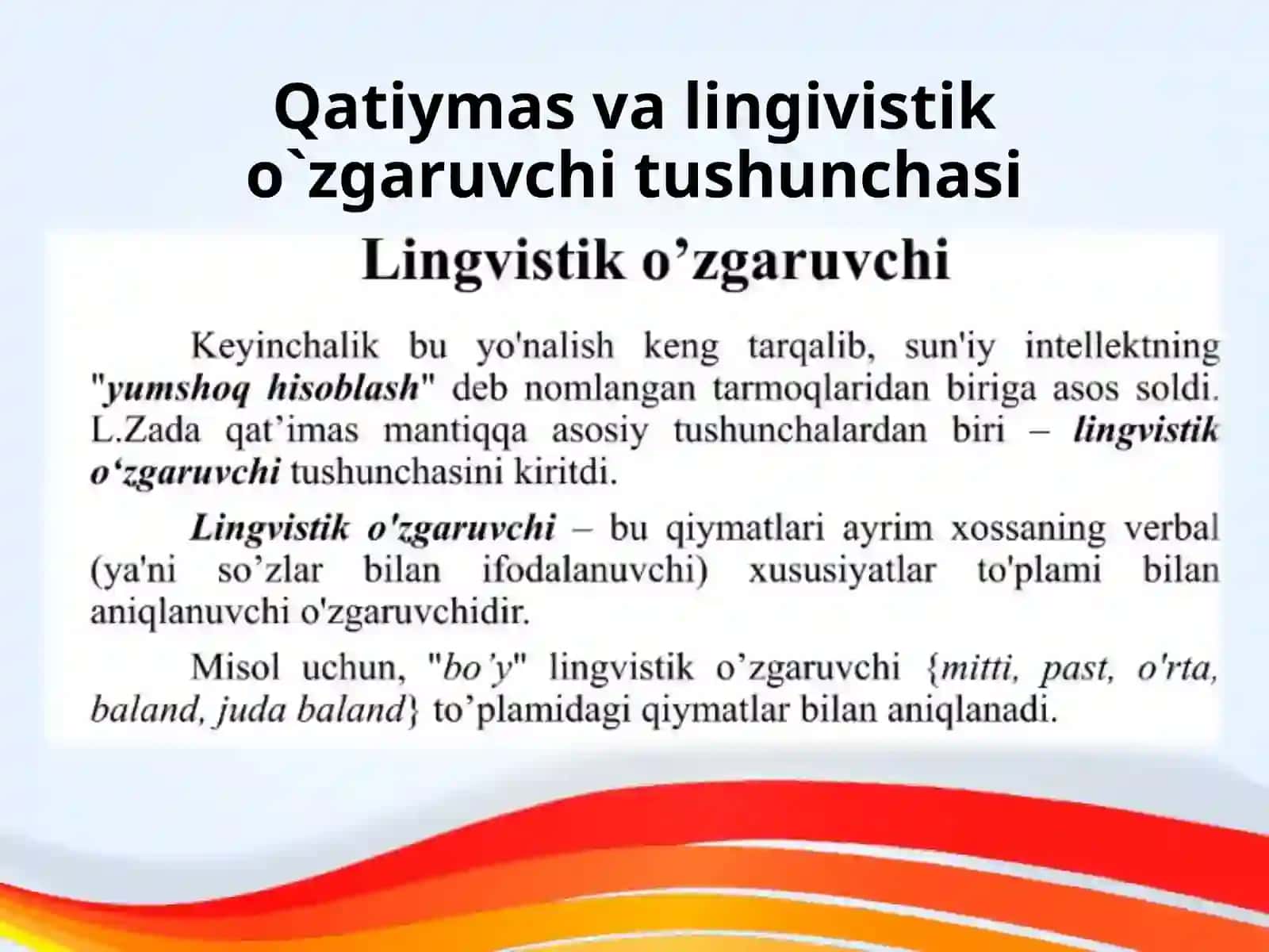 Qat`iymas valingivistiko`zgaruvchilar 3