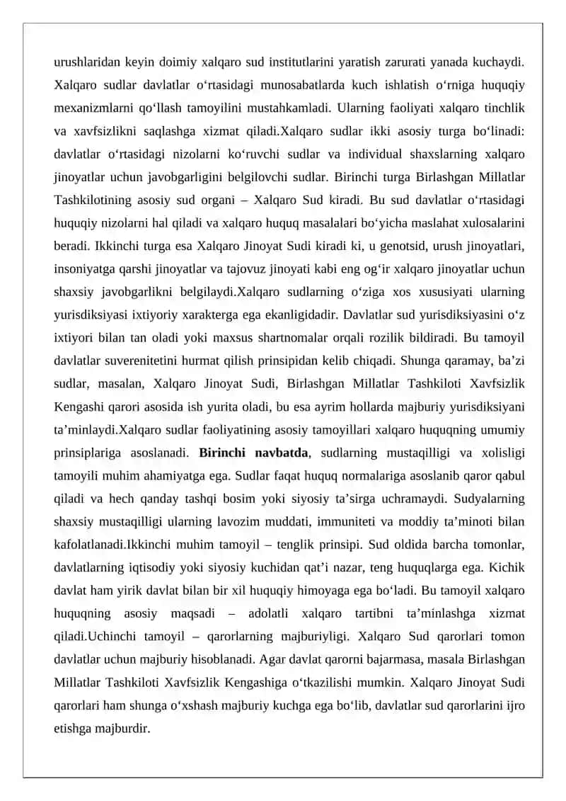 Xalqaro sudlar faoliyati 3