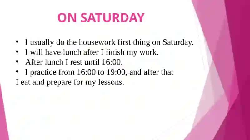 MY typical WEEKEND 3