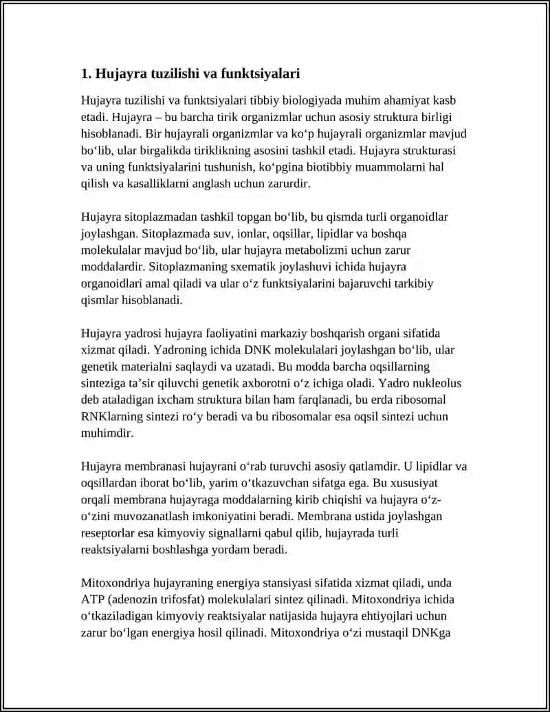 TIBBIY BIOLOGIYA 3