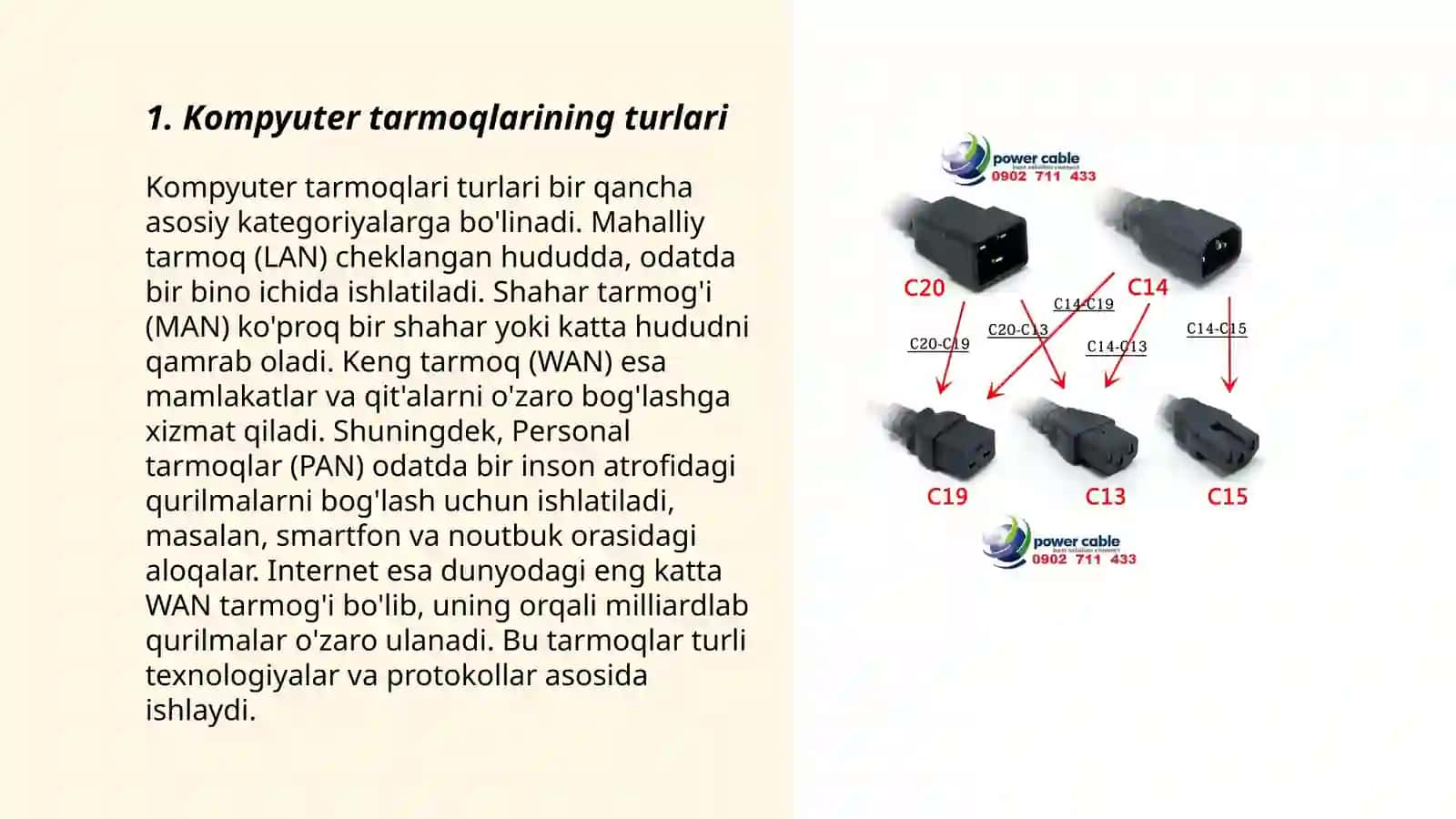 Kompyuter tarmoqlari, uning asosiy tushunchalari va turlari 3