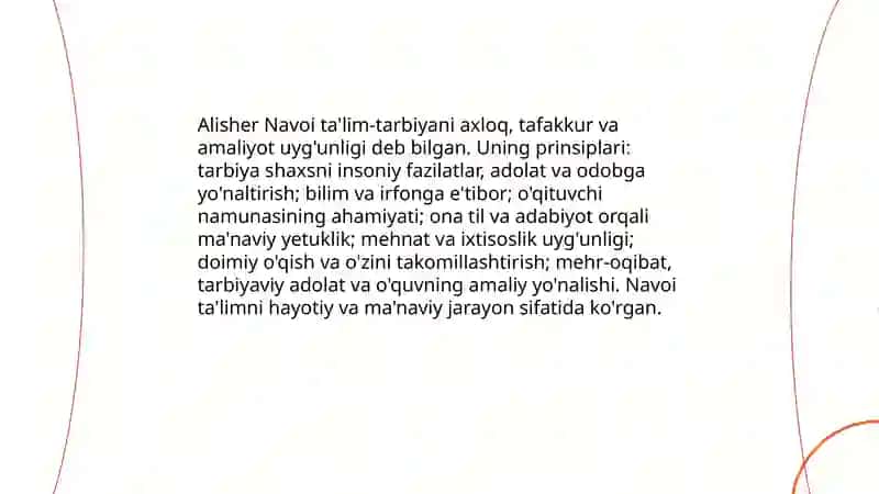 Alisher Navoiyning pedagogik qarashlari 3