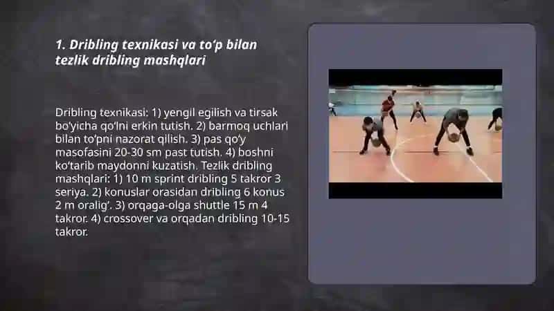 Basketbol sport oʻyini 3