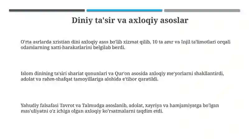 Orta asirlarda mutafakirlarni ahloqiy qarashlari 3