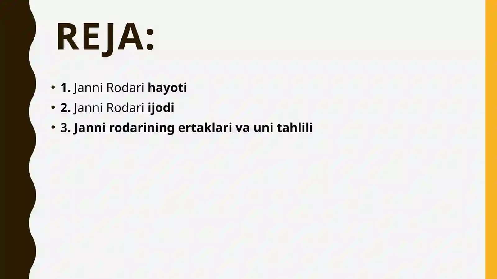 Janni Rodari mavzusida taqdimoti 3