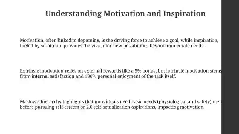 Understanding Motivation & Inspiration 3