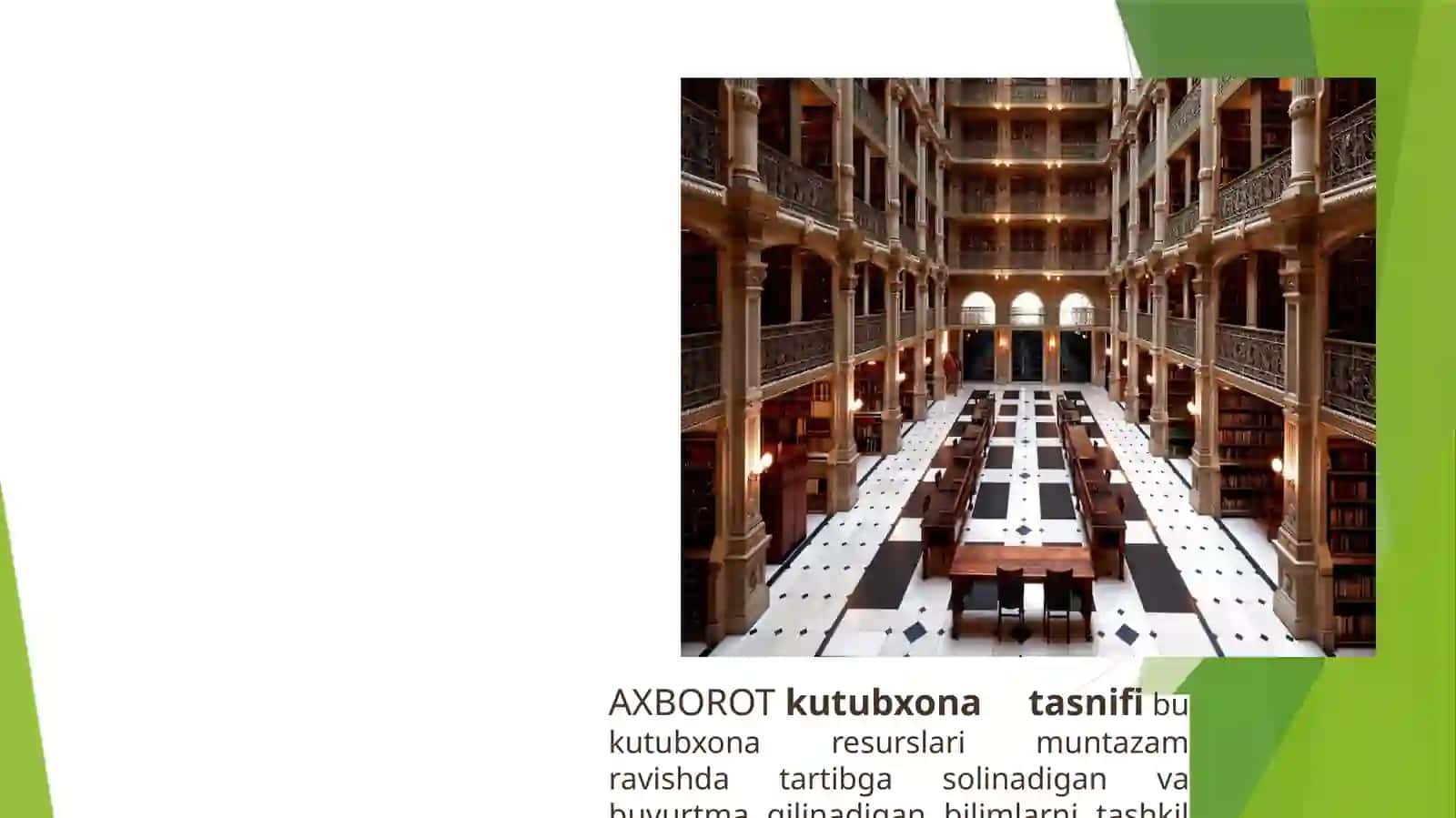Kutubxonafondini tashkil etish jarayonlari tahlil qilish 3