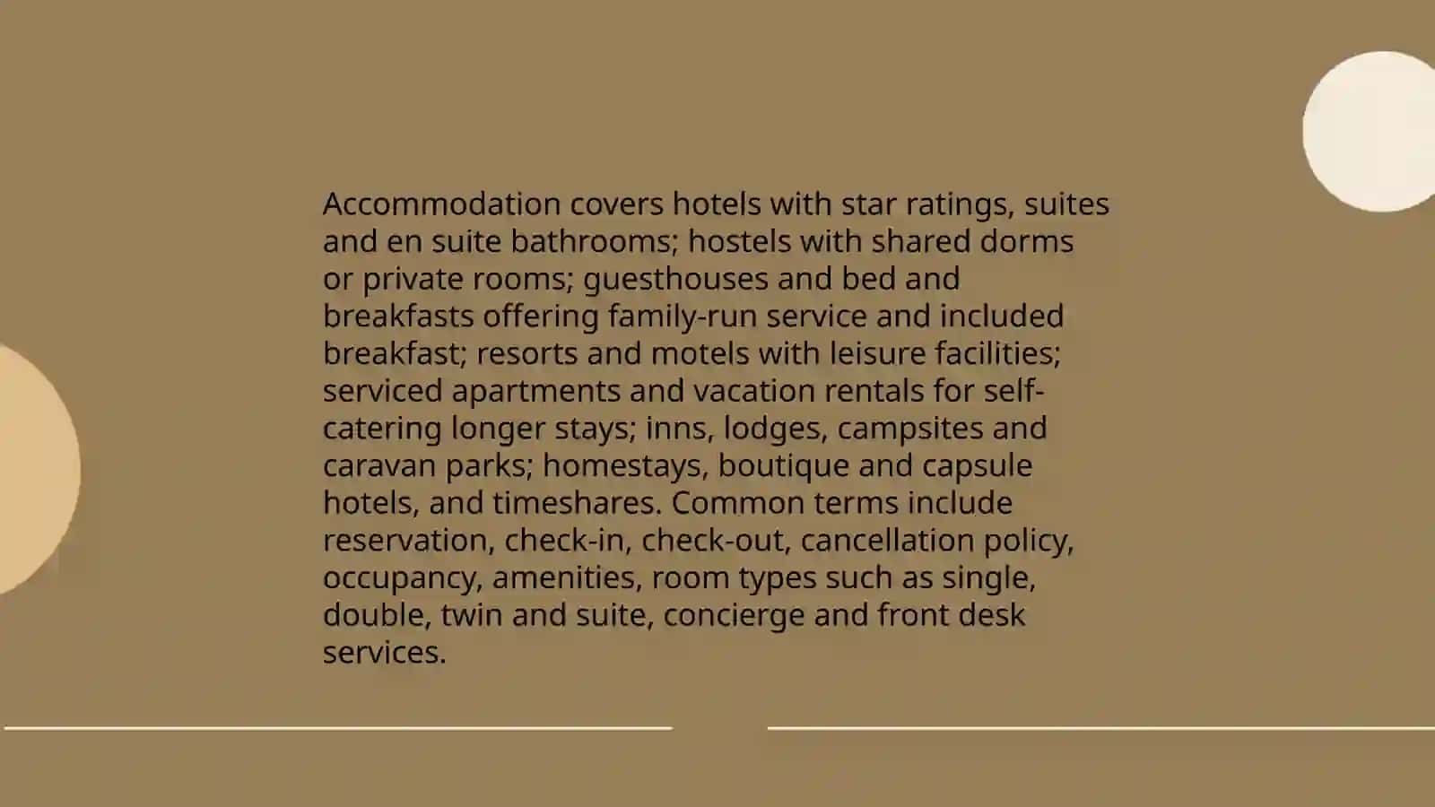 Tourism Accommodation Guide 3