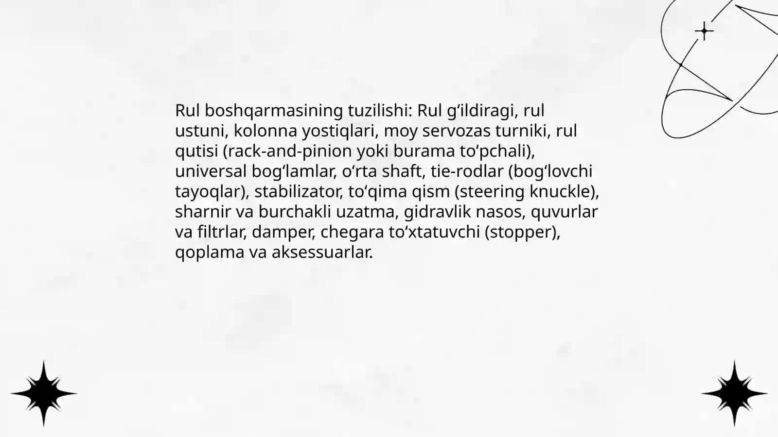 Rul boshqarmasi 3