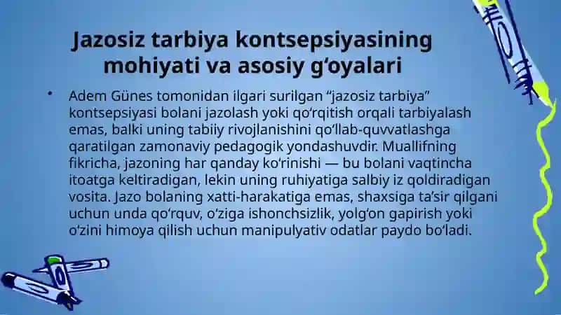 AdemGünesning “Jazosiz tarbiya” kitobi 3