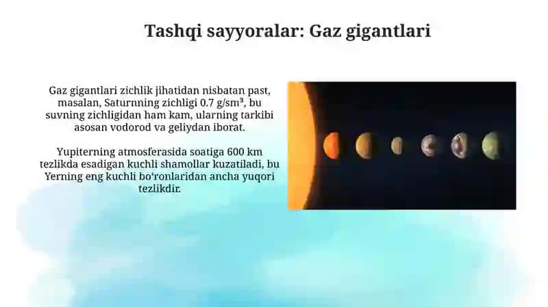 Quyosh tizimidagi sayyoralar 3