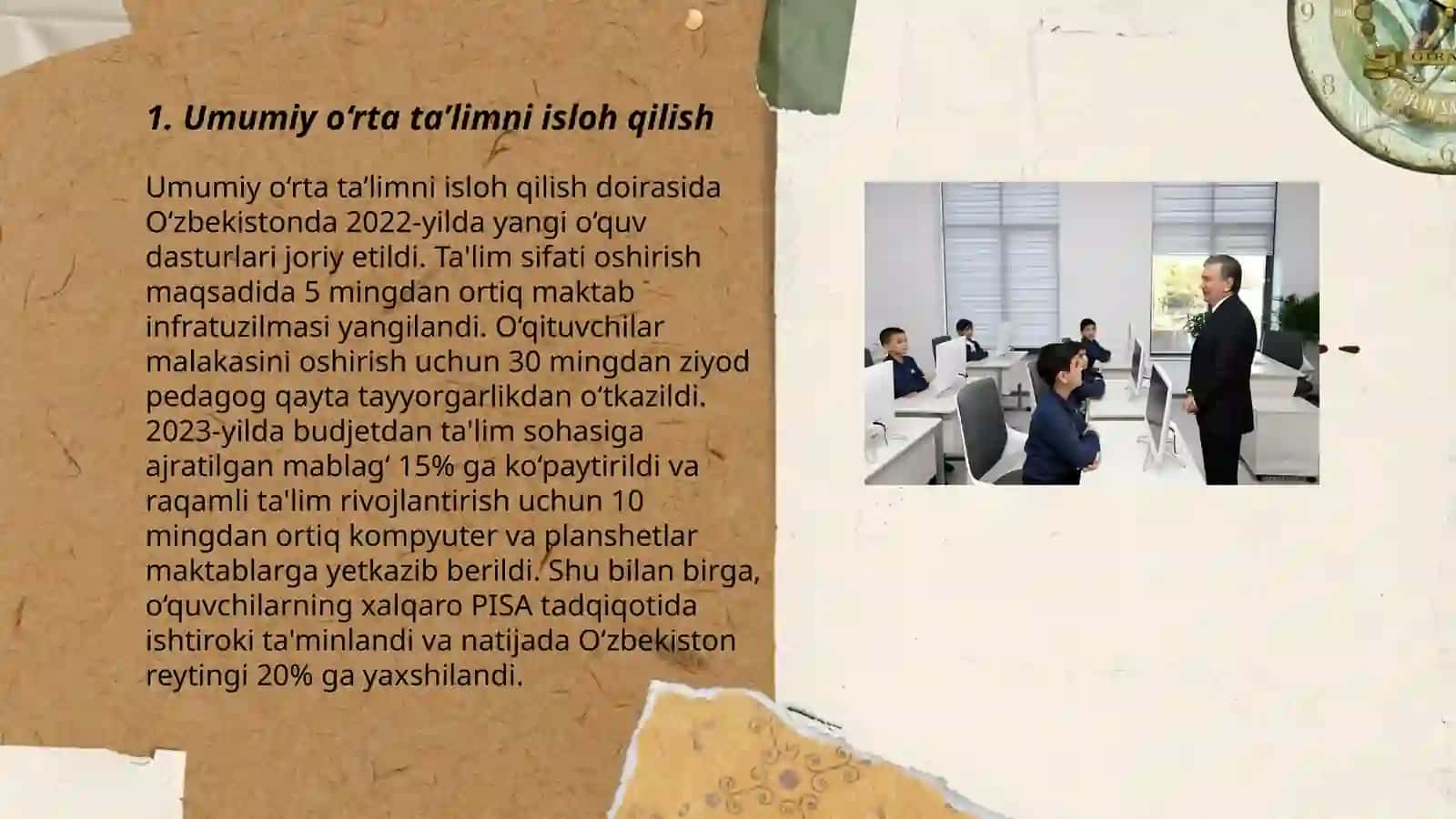 Umumiy o‘rta ta’limni isloh qilish 3