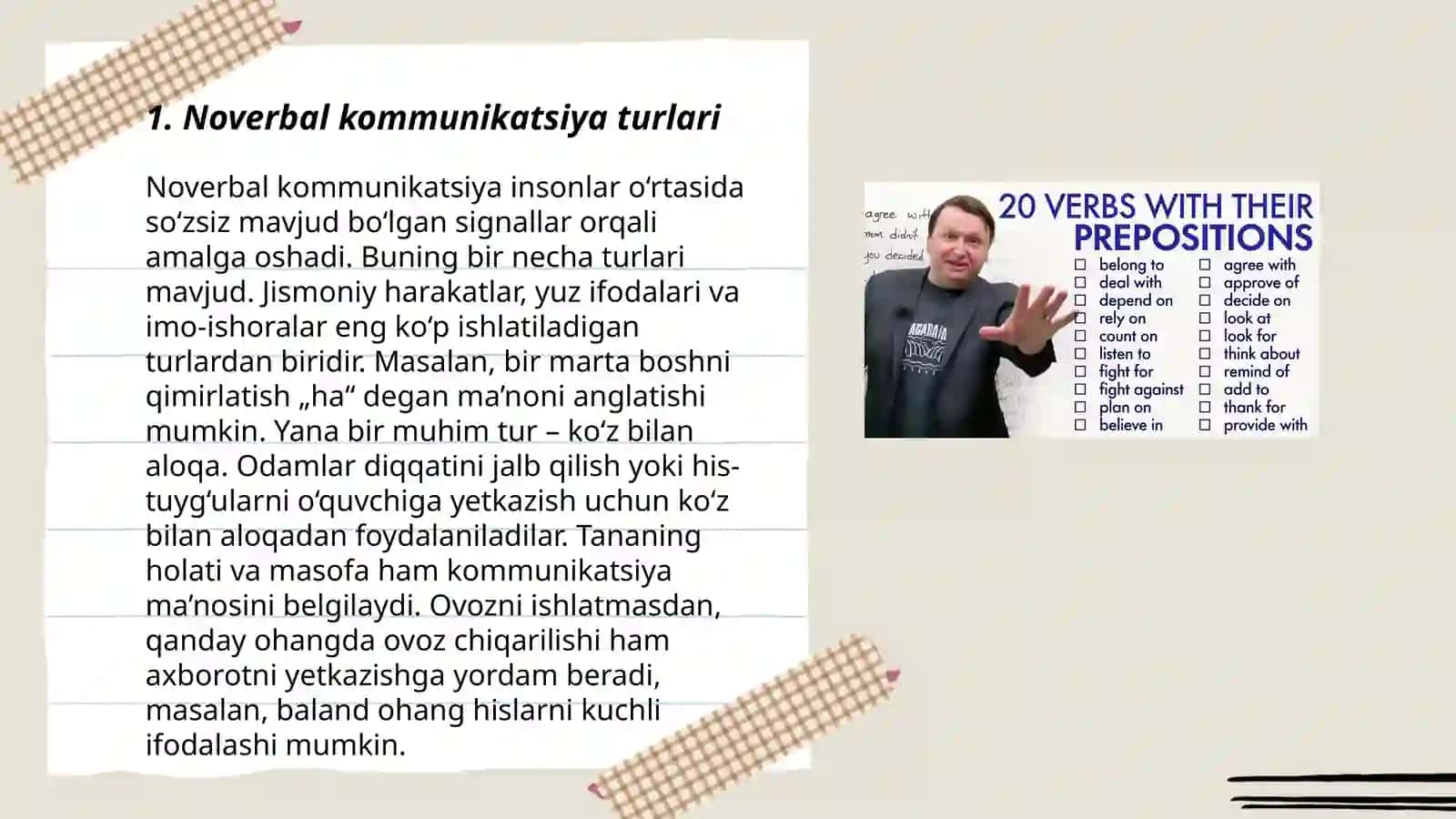 Noverbal kommunikatsiya turlari 3