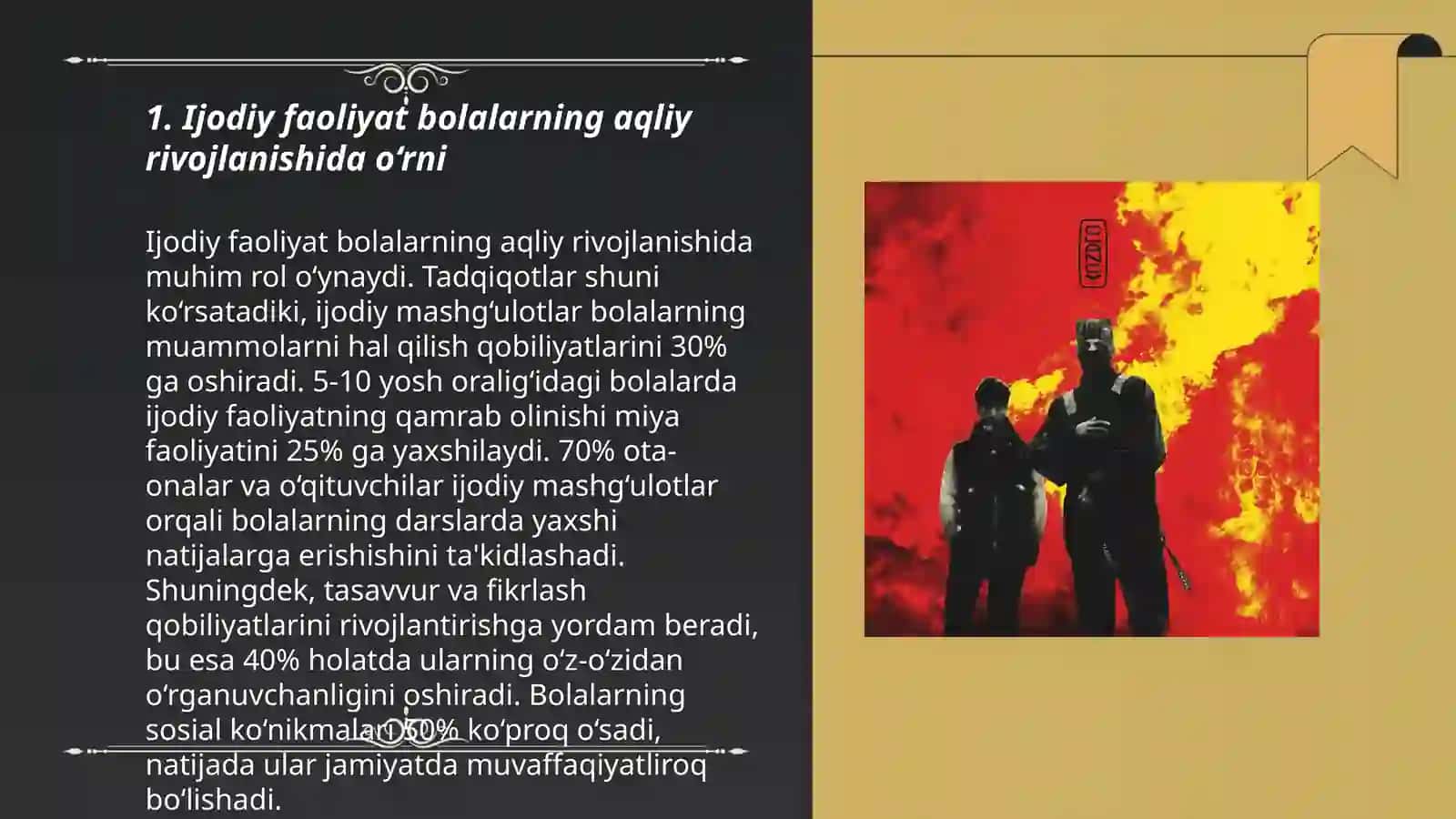Ijodiy faoliyat bolalarning aqliy rivojlanishi 3